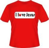 Camiseta - I Love Jesus